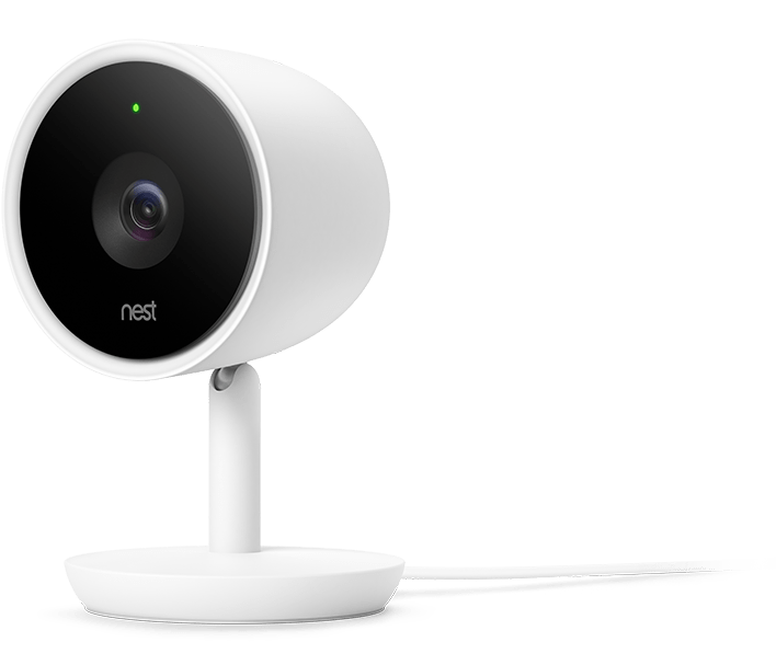 <a>Nest Cam IQ Indoor</a> is the first security camera that lets you talk to the Google Assistant. Add items to your shopping list, arm your security system, stream your camera feed or control your other smart home devices. Just say “Hey Google” to get started with the Google Assistant on your Nest Cam.