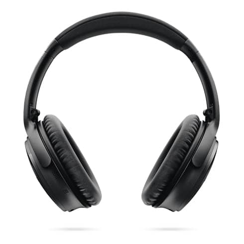 Ein Produktfoto von schwarzen Kopfhörern von Bose